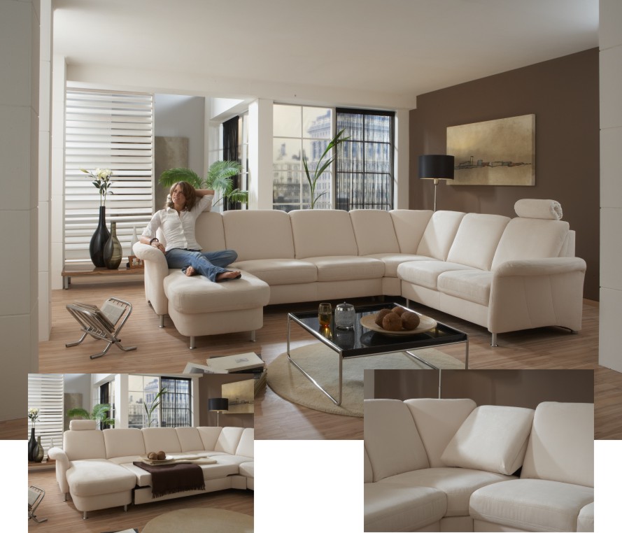 Polstergarnitur Juwel beige